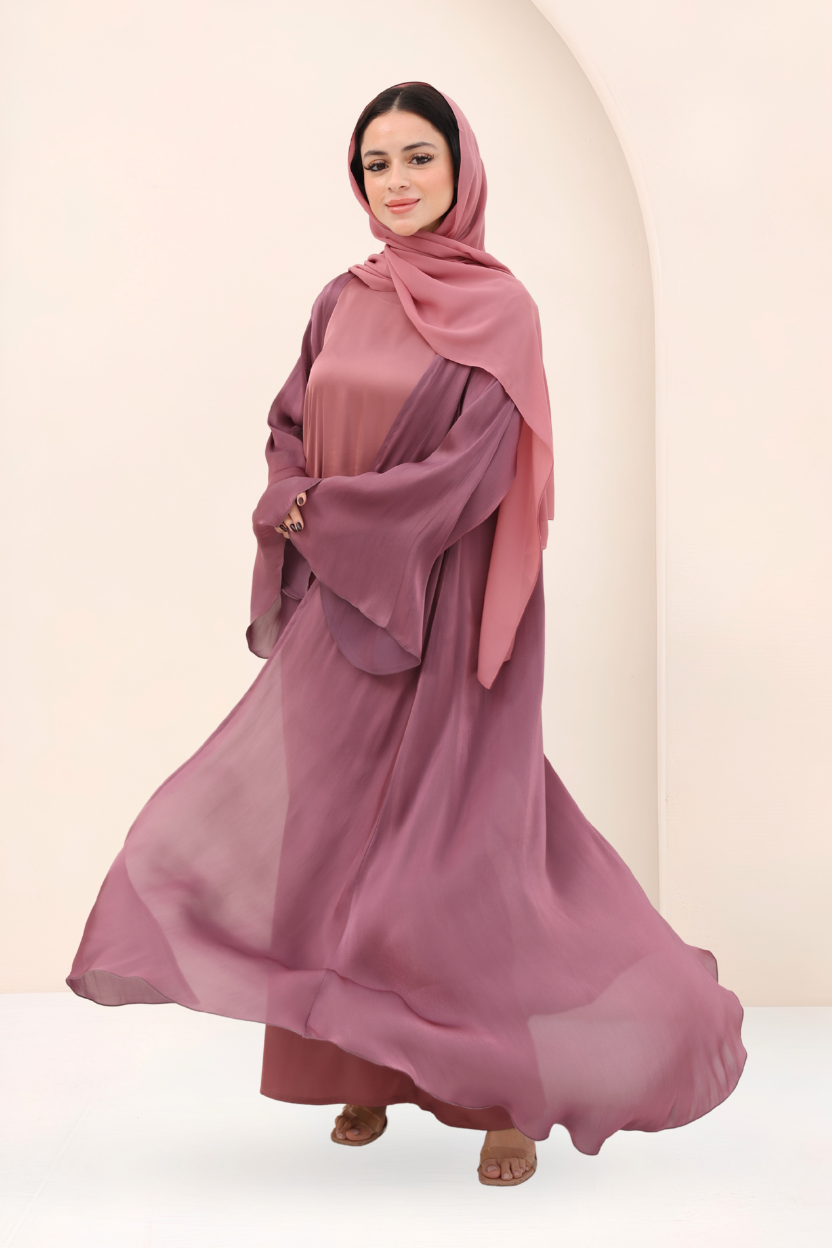 Mauve Mist Organza
