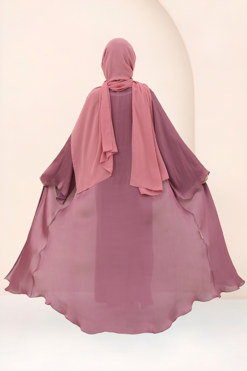 Mauve Mist Organza