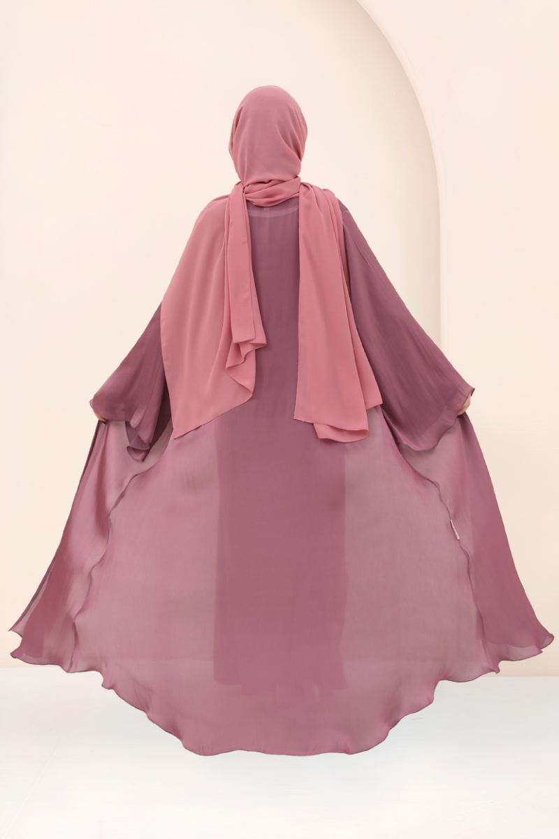 Mauve Mist Organza
